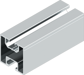 1 Stück Montageschiene â 2,20 Meter ALU 40*40 1.950 mm